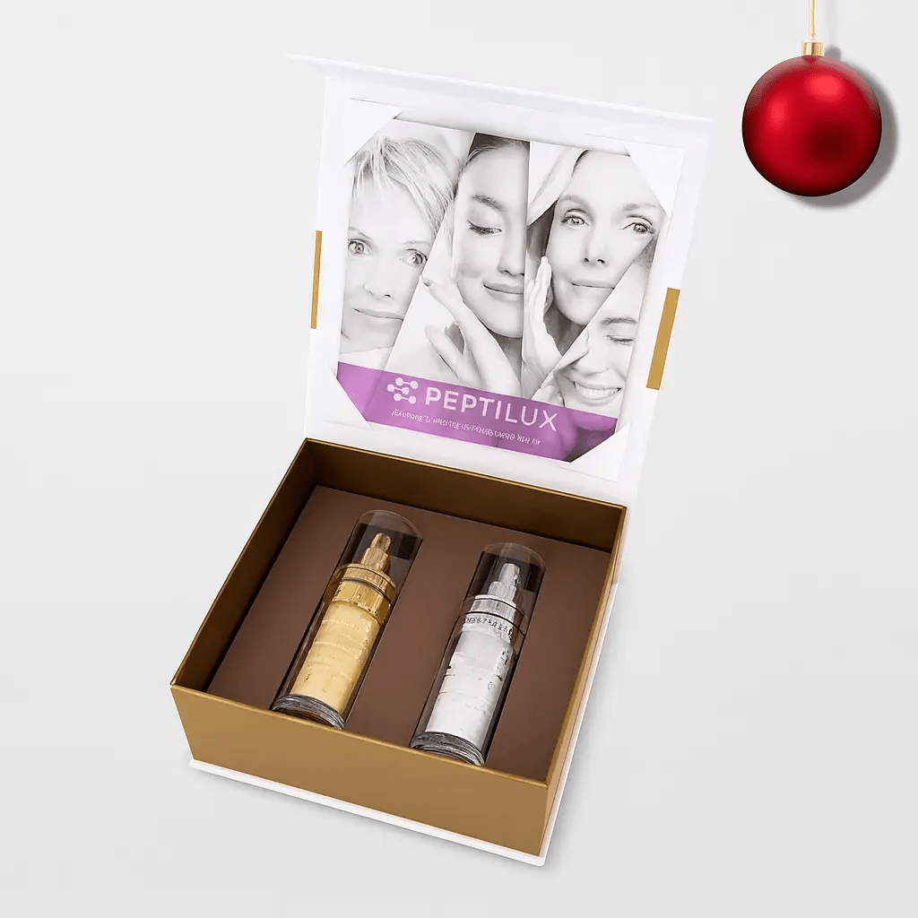 COFFRET PEPTILUX LUXURY SERUM SET – ROUTINE JOUR & NUIT ANTI-RIDES LIFTING & FILLER
