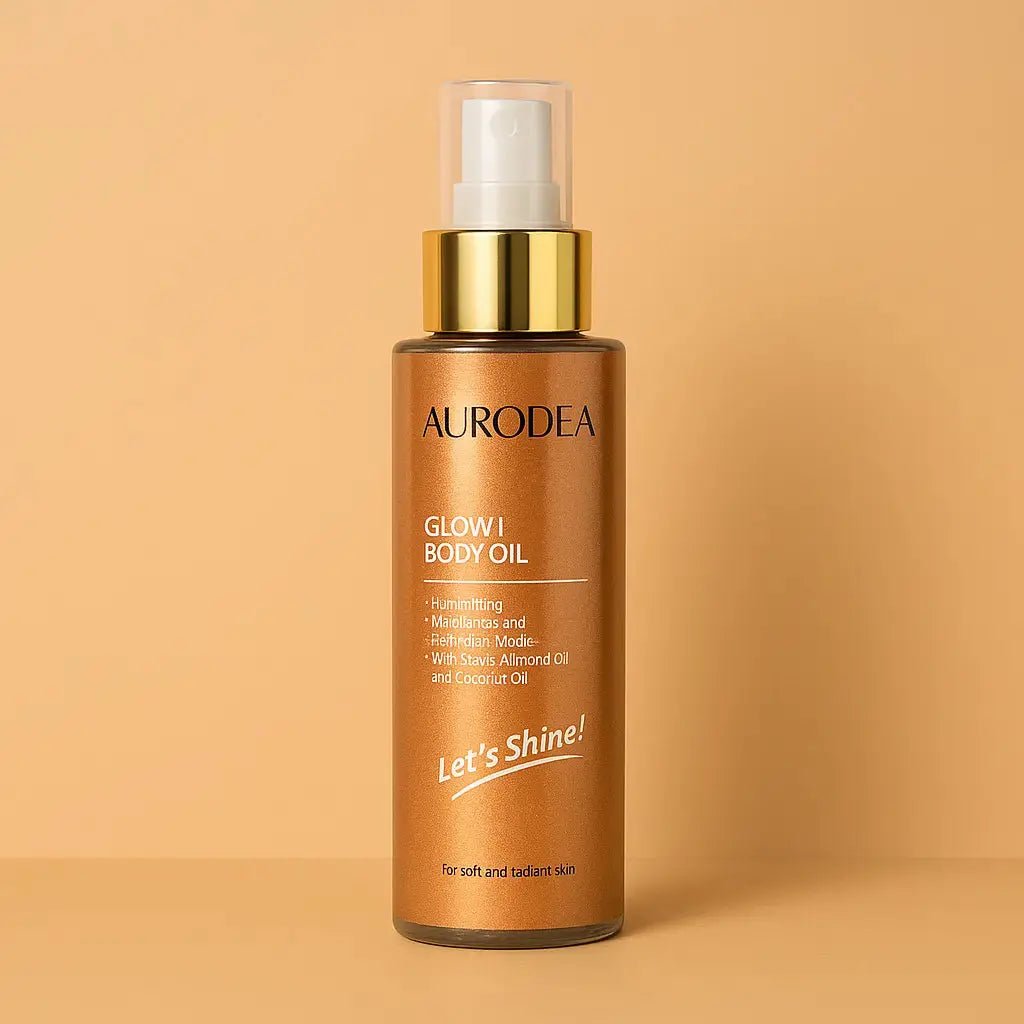 GLOW BODY OIL – HUILE SCINTILLANTE NOURRISSANTE & ILLUMINATRICE À L'AMANDE DOUCE ET COCO