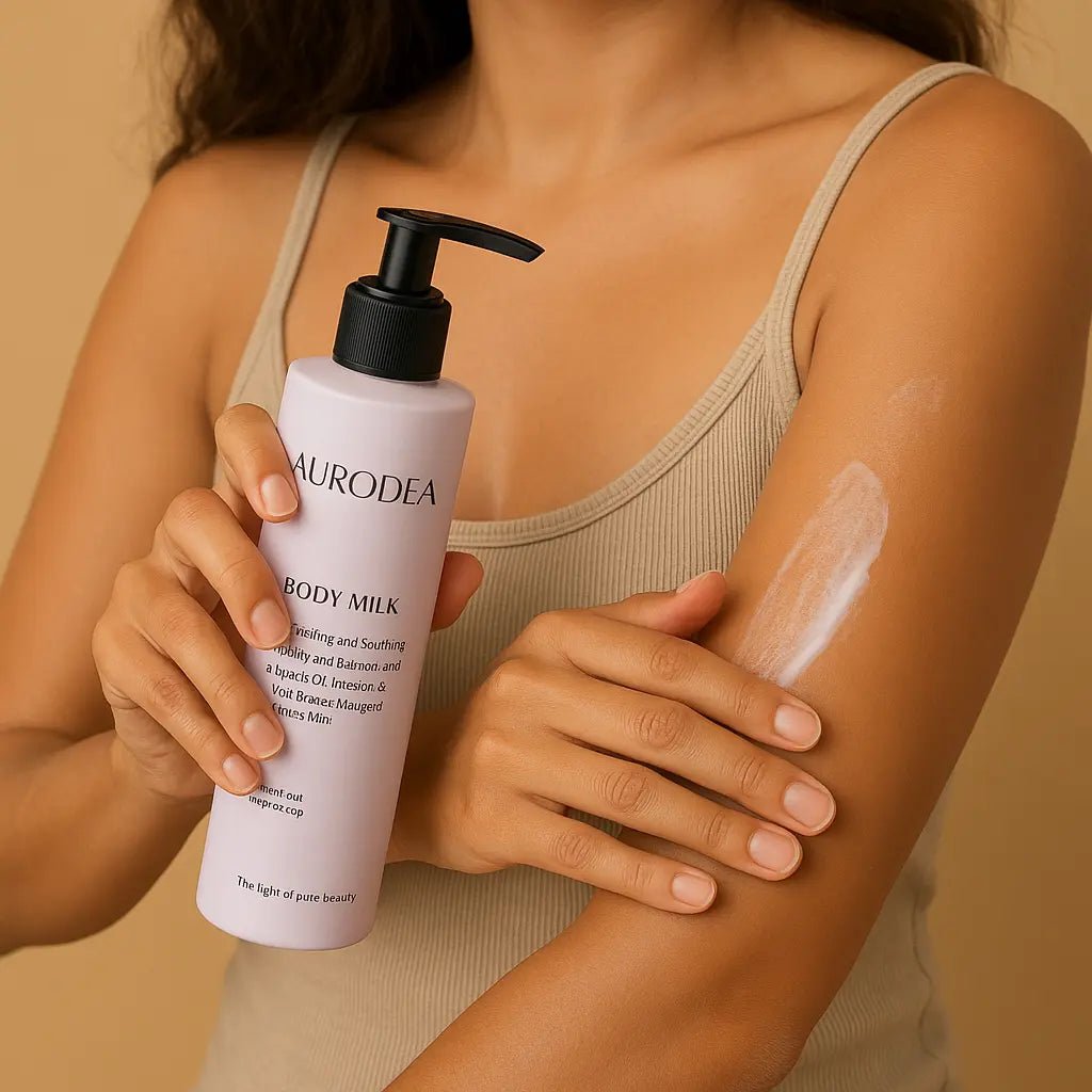 LAIT CORPS AU LAIT D’ANESSE – HYDRATATION INTENSE, APAISEMENT & RÉGÉNÉRATION POUR PEAUX SENSIBLES