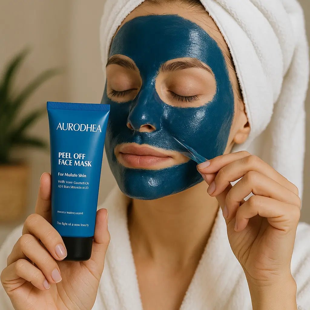 MASQUE VISAGE PEEL-OFF ANTI-ÂGE – HYDRATATION 24H, EFFET TENSEUR & ÉCLAT DES PEAUX MATURES